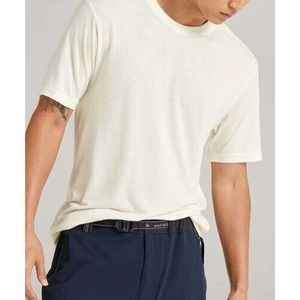 New With Tag! - Allbirds Blizzard Sea Wool-Blend Crewneck Tee - Men's Size Large